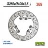 NG369 TARCZA HAMULCOWA HM 50 CRE BAJA/SIX '01-'06 (ŚR. 250MM) (250x108x3,5)